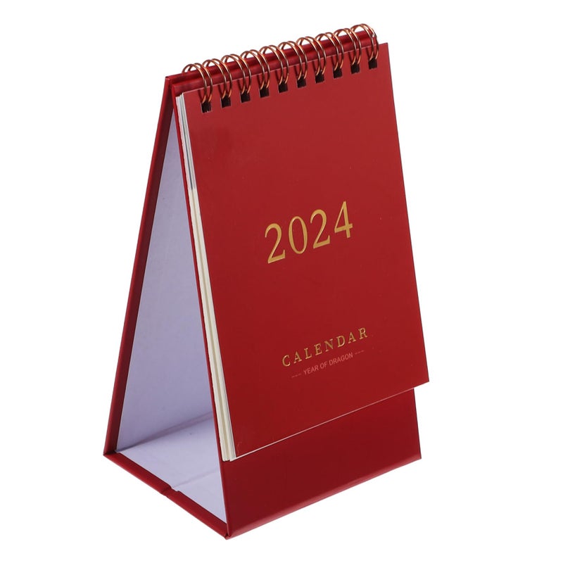 2024 Mini Retro Desk Calendar Bright Design Standing Office Student Appointment - Image 2