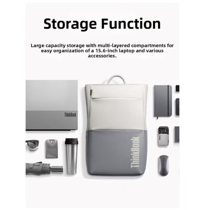 Lenovo ThinkBook TB530-B Casual Laptop Backpack, 15.6 Inch - Image 2