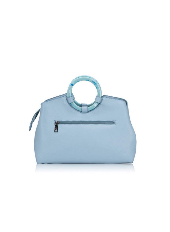 Caprese Spring/Summer 20 Women's Satchel (Blue) - Image 3