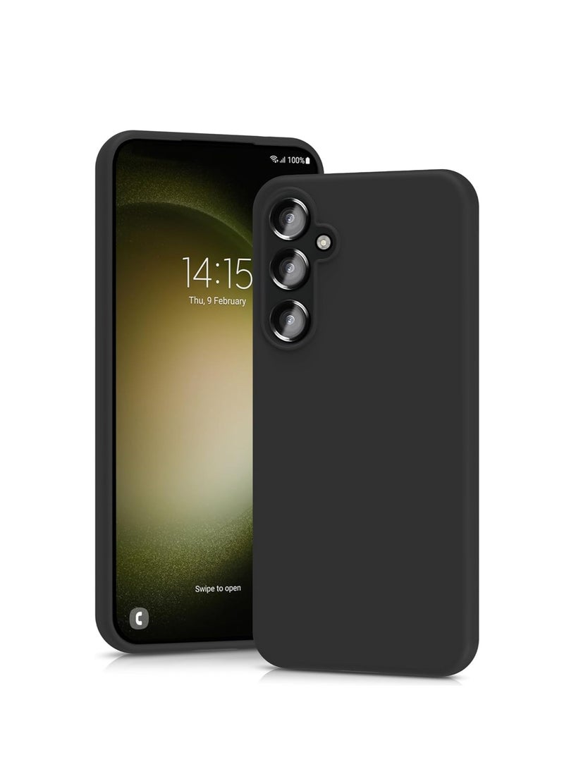 general Silicone Case for Samsung Galaxy S23 FE 5G, Soft-Touch, Shockproof, DustProof, Antiskid Full Body Armour Phone Cover for Samsung Galaxy S23 FE 5G - Black - Image 1