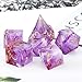 Haxtec DND Dice Set Sharp Edge Resin Dice Set with Dice Case D and D Dice Polyhedral DD Dice Set Compatible with Dungeons and Dragons TTRPGs DND Gift - Image 4