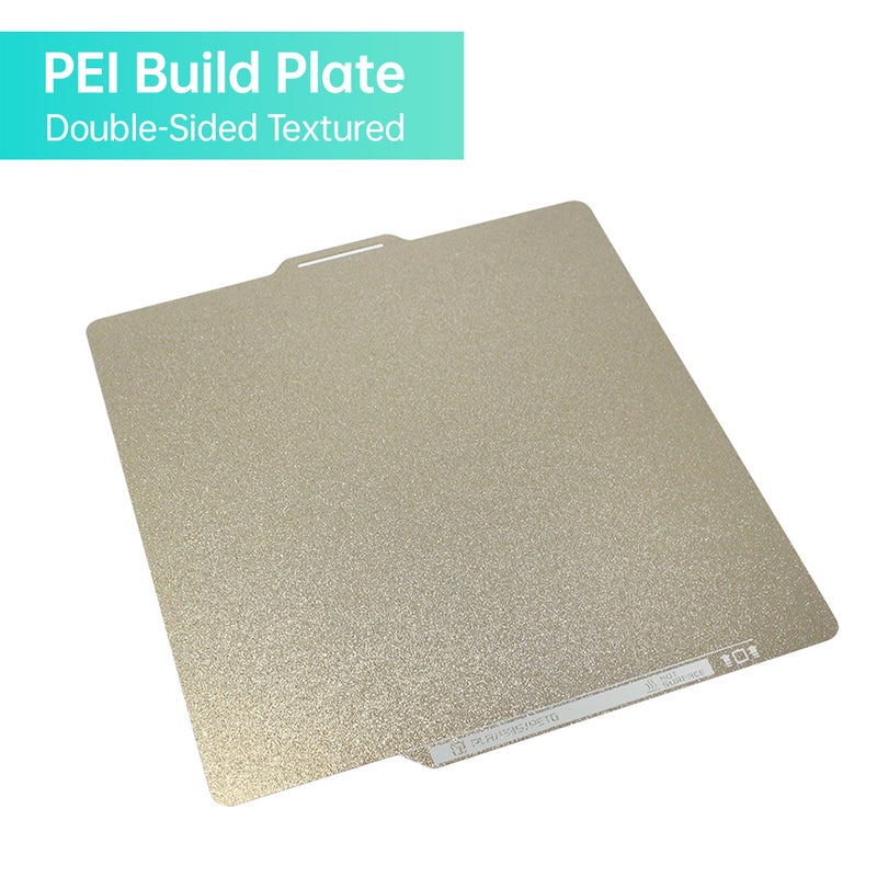PEI Build Plate 3D Print Bed Double Side Textured PEI Surface Magnetic Spring Steel Flexible Platform Removable Build Surface Print Mat Compatible with Bambu Lab X1/X1C/X1E/P1P/P1S/A1 3D Printer - Image 2