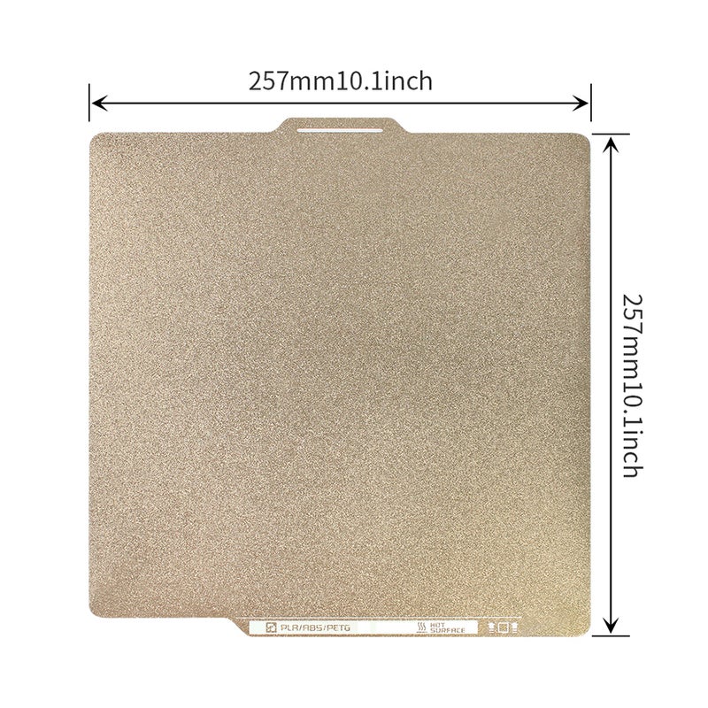 PEI Build Plate 3D Print Bed Double Side Textured PEI Surface Magnetic Spring Steel Flexible Platform Removable Build Surface Print Mat Compatible with Bambu Lab X1/X1C/X1E/P1P/P1S/A1 3D Printer - Image 4