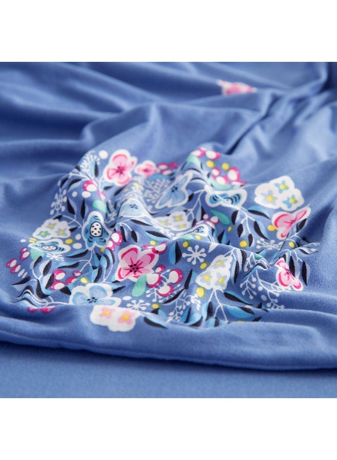 NIBEMINENT Three Seat Sofa Cover bule 190-230cm - Image 5