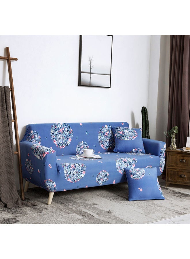 NIBEMINENT Three Seat Sofa Cover bule 190-230cm - Image 3