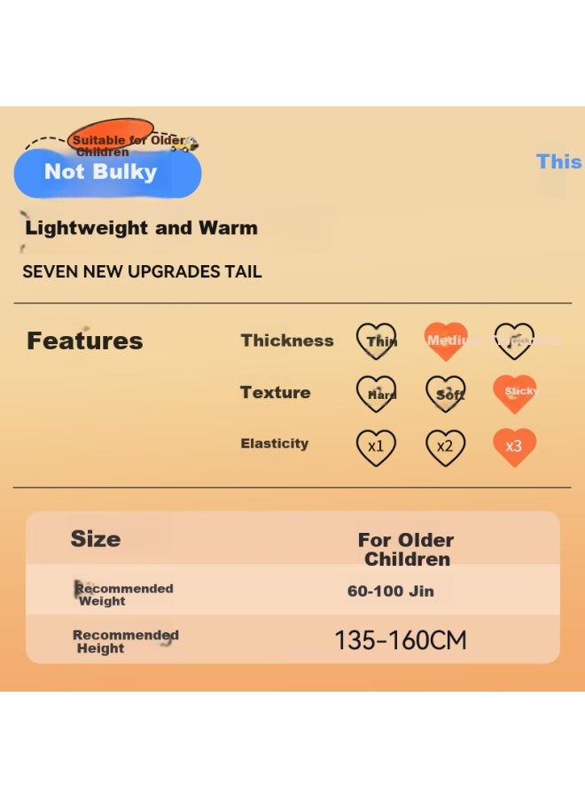 Ousen Children's Cycling Gloves Night Light Men Winter Warmth Cold Protection Boys Students Outdoor Windproof Splash-proof Touch Screen Anti-slip - Image 5
