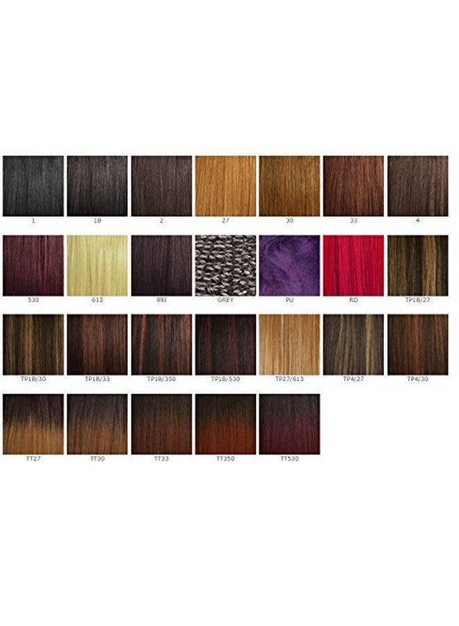 FreeTress Braids FreeTress Synthetic Hair Crochet Braids Bohemian Braids 20" (6-Pack, 1B) - Image 2