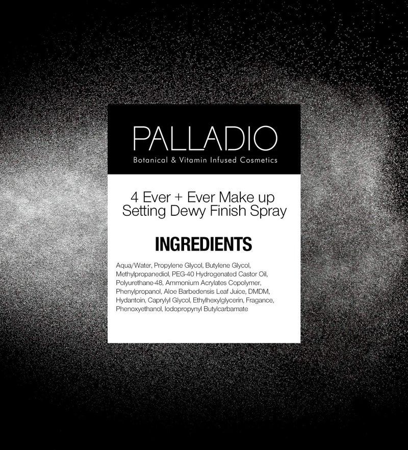 Palladio 4 Ever and Ever Make Up Setting Spray, Longlasting, Instantly Sets and Secures Makeup for All Day Wear (Dewy Finish), 100 ml - Image 2