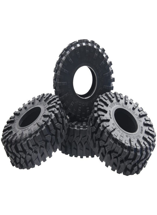 Vgoohobby 1.9 Crawler Tires 4.72" OD Rubber Tires Fit 1.9" Beadlock Wheel Rims Compatible with Traxxas TRX-4 SCX10 90047 SCX10 III AXI03007 CC01 1/10 RC Crawler - Image 2