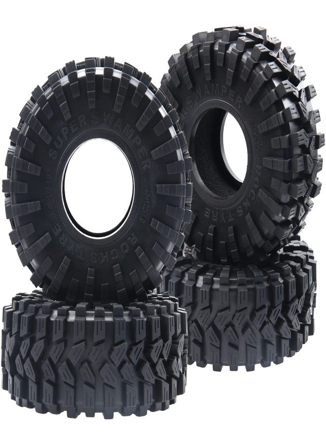 Vgoohobby 1.9 Crawler Tires 4.72" OD Rubber Tires Fit 1.9" Beadlock Wheel Rims Compatible with Traxxas TRX-4 SCX10 90047 SCX10 III AXI03007 CC01 1/10 RC Crawler - Image 3
