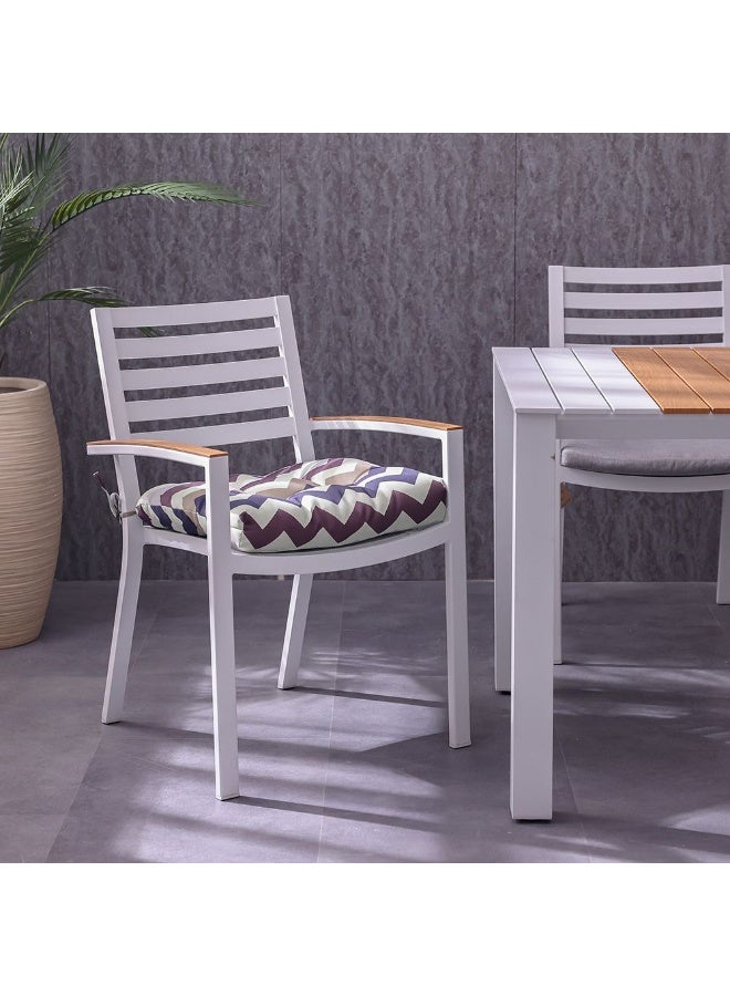 DANUBE HOME Swazi Outdoor Curve Seat Cushion 48x48x5cm - Stylish Polyester Garden Accessory, Easy to Use, Ideal for Patios and Outdoor Seating - Image 5