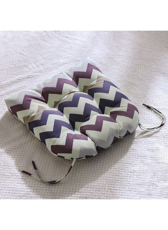 DANUBE HOME Swazi Outdoor Curve Seat Cushion 48x48x5cm - Stylish Polyester Garden Accessory, Easy to Use, Ideal for Patios and Outdoor Seating - Image 1