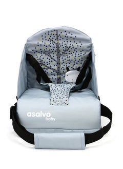 asalvo Go Anywhere Booster Seat - Nordic Grey  - Image 1