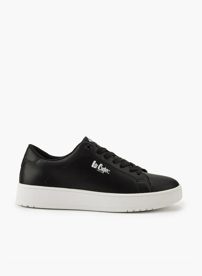 Lee Cooper Men's Perforated Detail Lace-Up Sneakers