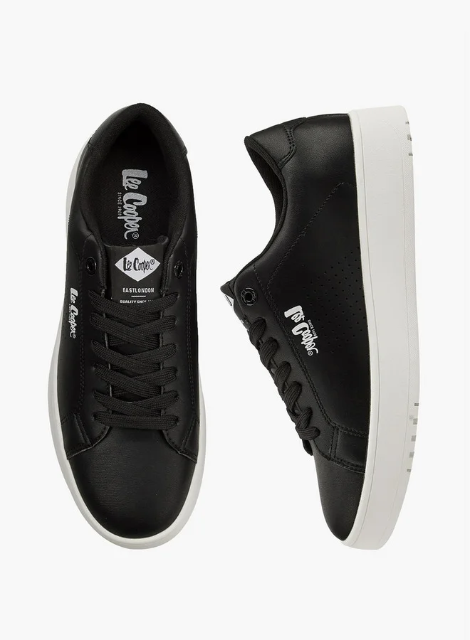Lee Cooper Men's Perforated Detail Lace-Up Sneakers