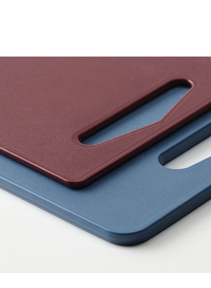 آيكيا فراكتا لوح تقطيع، مجموعة من قطعتين، أزرق داكن/أحمر - Image 3