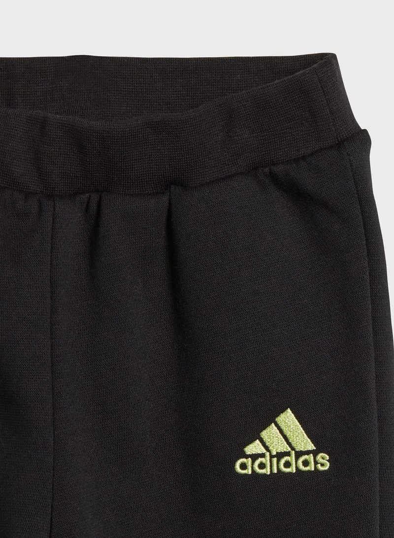 Adidas Brand Love Crew Sweatshirt Set Kids