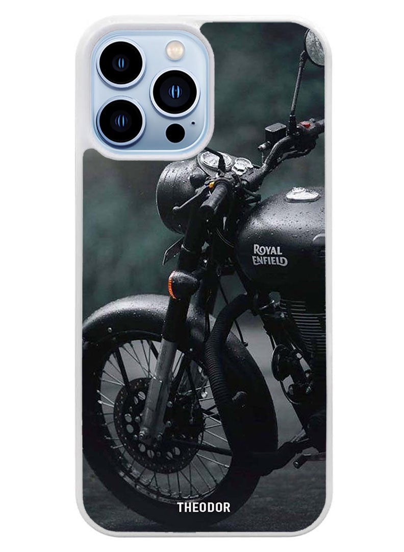 Theodor Protective Case Cover For APPLE IPHONE 14 Pro Motorbike(White Bumper) - Image 1