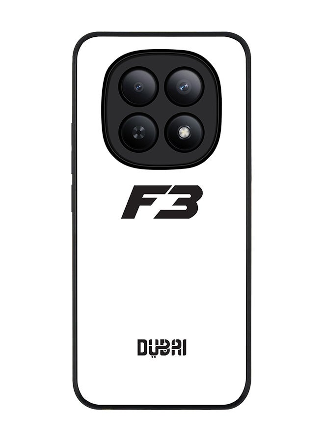 For Xiaomi Redmi Note 15 5G / Poco M8 Case,Slim fit Camera Protection, Shockproof Thin Phone cover  -  Faz3 Dubai White