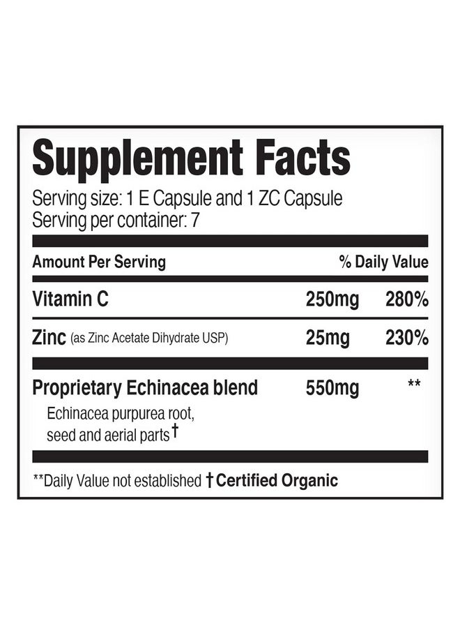 EZC Pak - On The Go Immune System Booster With Echinacea, Vitamin C And Zinc - Immune Support For Adults (Pack Of 6) - Image 1
