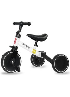 llwoo 4-in-1 Toddler Balance Bike & Tricycle – Adjustable Seat, Indoor & Outdoor Ride-On Toy for Kids 1-4 Years – Ideal First Birthday Gift for Boys & Girls  - Image 1
