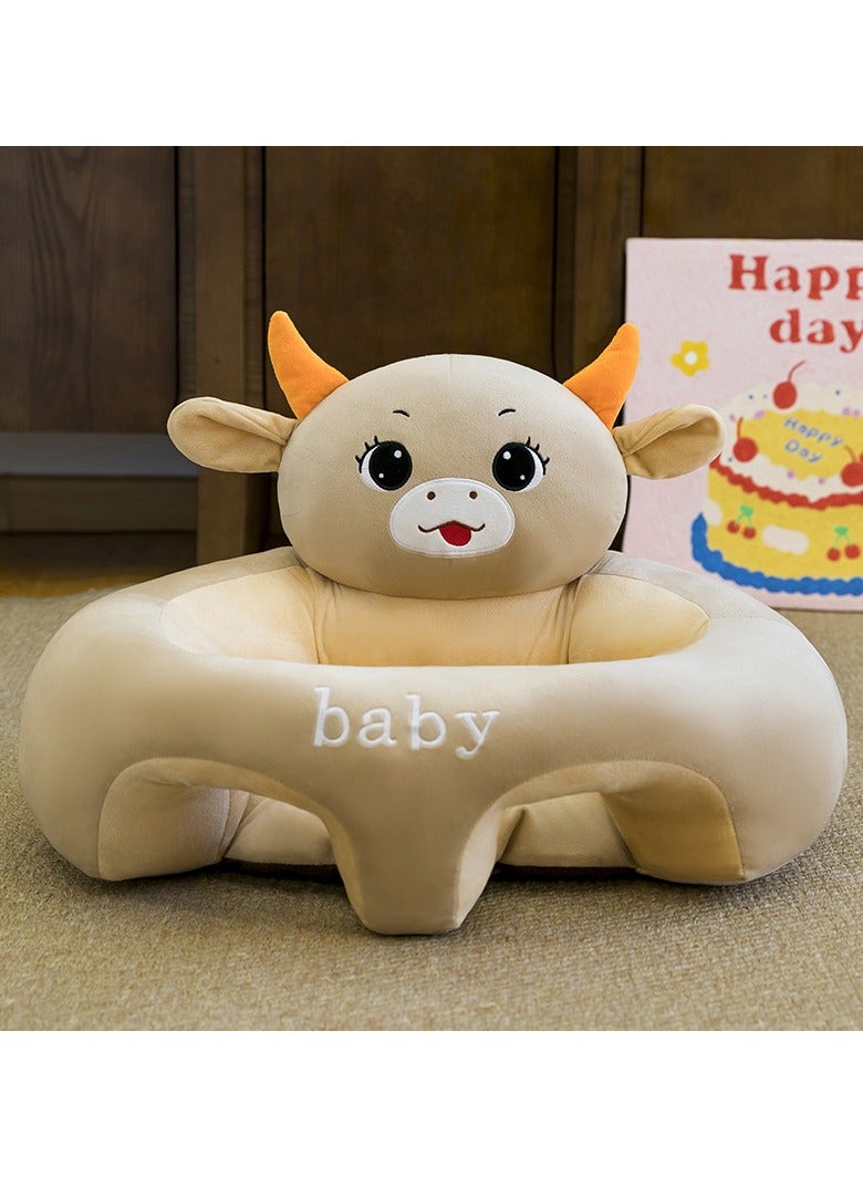 ORiTi كرسي تعلم الأطفال كرتوني للأطفال والرضع كرسي صوفا صغير لعبة محشوة مستلزمات الأم والطفل - Image 1