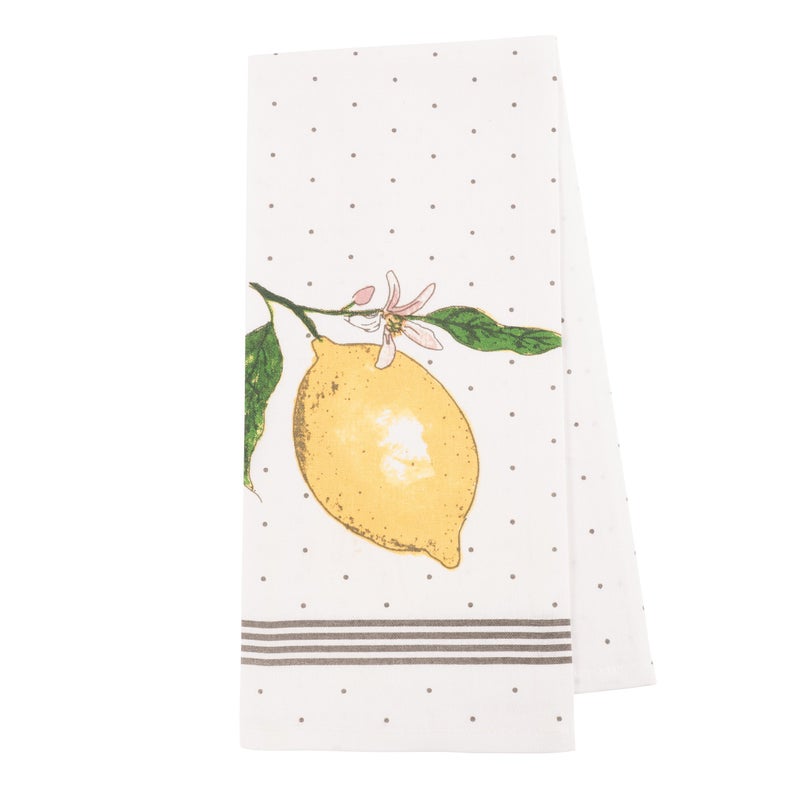 KAF Home Pantry Lemon Kitchen Dish Towel Set of 4, 100-Percent Cotton, 18 x 28-inch - Image 2
