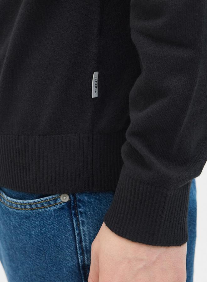 Rebel JREBCALLUM Flat Knit Half-Zip Sweater - Image 5