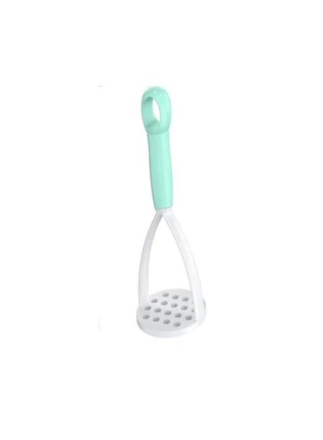 Zhuluck 1Pc Random Color Manual Silicone Potato Masher, Cooking Utensils Masher, Mini for Non-Stick Cookware，Fruit and Vegetable Tools Ricers - Image 1