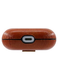 INEIX Protective Charging Case Cover With Buckle For Apple AirPods Pro Light Brown  - Image 4