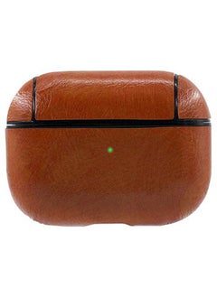 INEIX Protective Charging Case Cover With Buckle For Apple AirPods Pro Light Brown  - Image 1