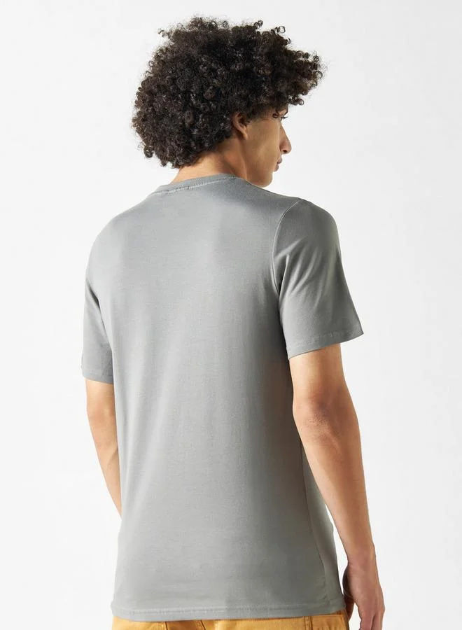 SP Characters Zuko Print Crew Neck T-shirt with Short Sleeves