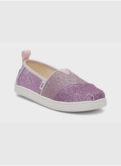 TOMS Light Lilac Colorblock Iridescent Glimmer Youth Alp Espedrille  - Image 1