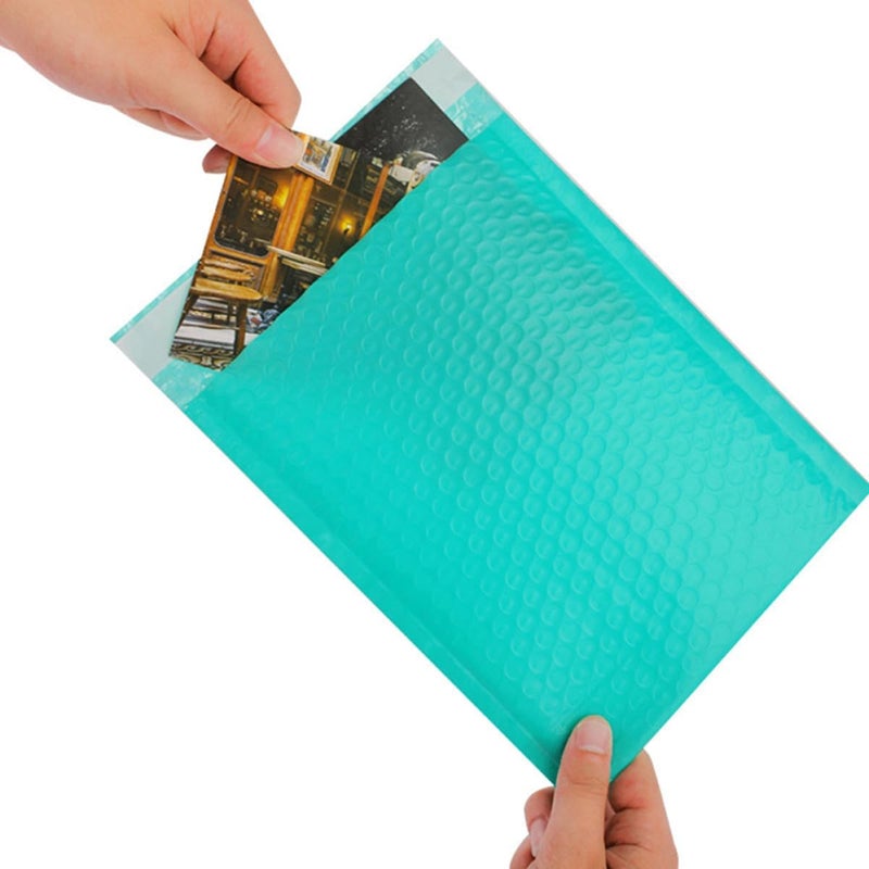 Blue Bubble Padded Envelopes 23x28+4cm 25pcs Waterproof Bubble Mailers Protective Packaging Bags for Clothing Shipping - Image 4