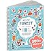 CUPKIN Into The Forest 500 Kids Sticker Book by Cupkin Toddler Airplane Travel Activity Coloring and Sticker Book Road Trip Essentials 12 Coloring Pages 12 Scenes for Ages 28 Years - Image 3