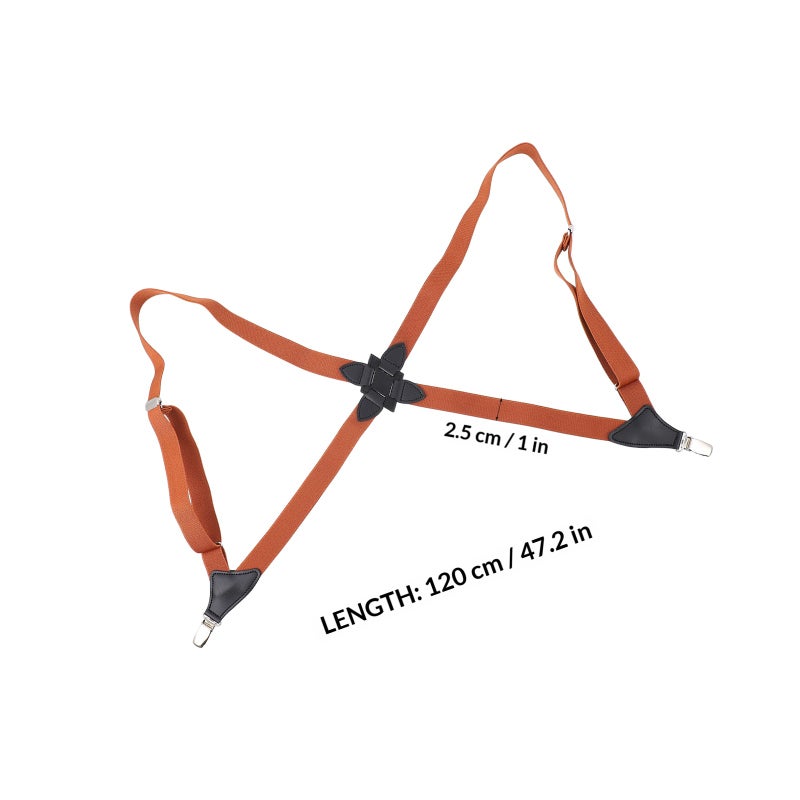 1Pc Clip- Suspender Adjustable Strap Unisex Fashion Trouser Strap - Image 2
