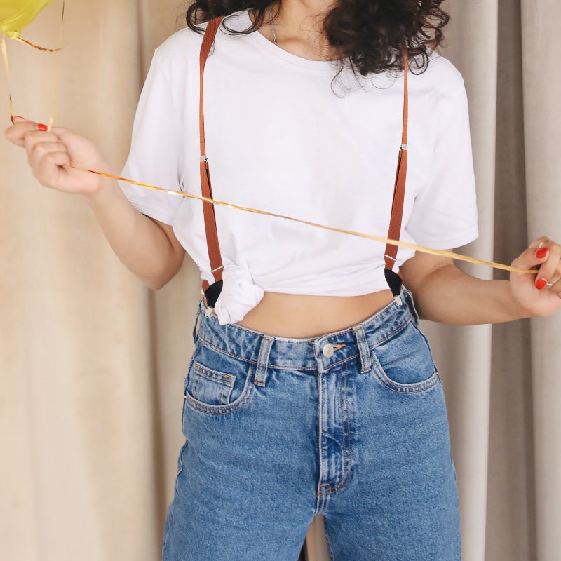 1Pc Clip- Suspender Adjustable Strap Unisex Fashion Trouser Strap - Image 4