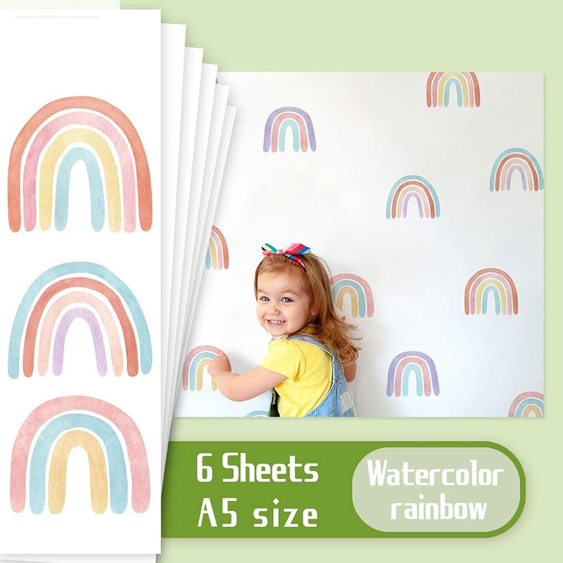 Finduat Rainbow Wall Decal for Kids Room - Image 4