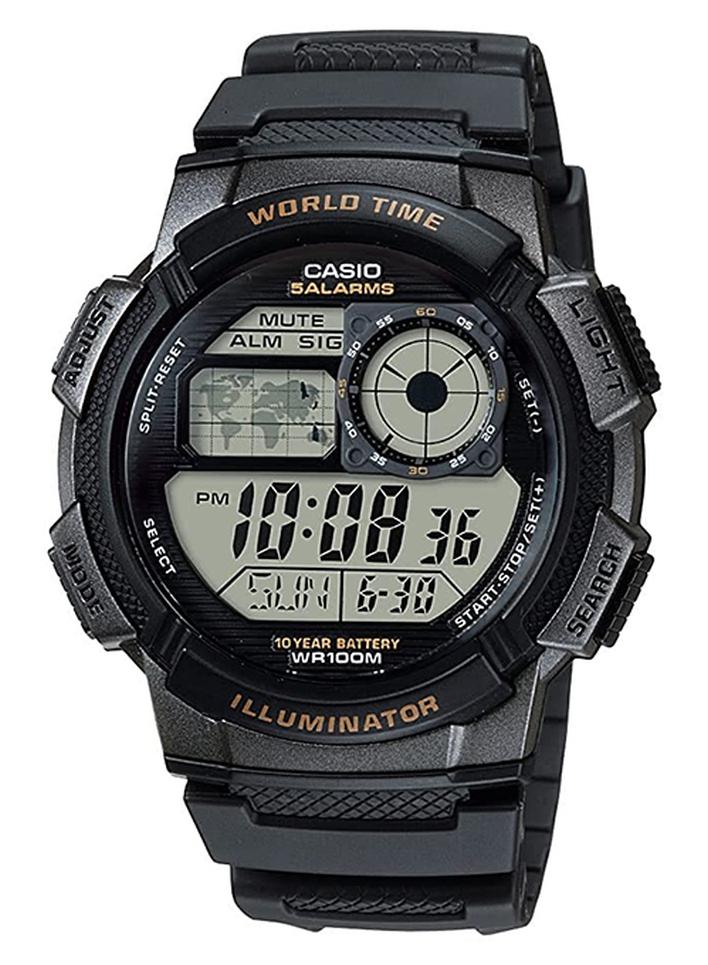 CASIO Men Men's Resin Digital Watch AE-1000W-1A - 45 mm - Image 1