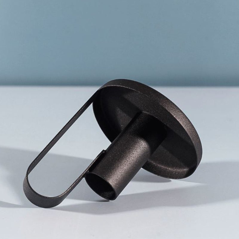 Vintage Candleholder: Black High-quality Iron - Retro Style Decor for Indoor Outdoor Home, Garden, Balcony, Fence Or Festive Gifting - Image 5