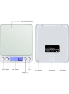 5DM Digital Precision Kitchen Scale Precision Weighing 2000 Gr./0.1 Gr. Sensibility  - Image 3
