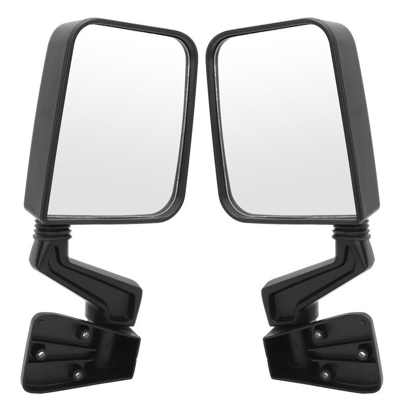 Manual Side View Mirror: 1997-2002 TJ Fit, High Strength Scratch Resistant Material - Manual Folding 360° Rotation, Enhanced Visibility for Jeep TJ Drivers - Image 4