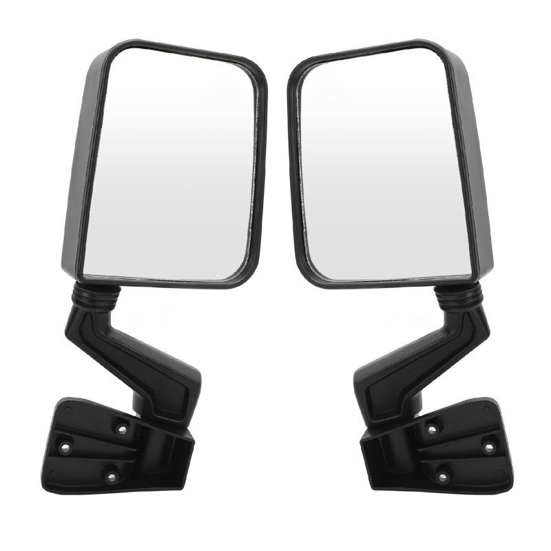 Manual Side View Mirror: 1997-2002 TJ Fit, High Strength Scratch Resistant Material - Manual Folding 360° Rotation, Enhanced Visibility for Jeep TJ Drivers - Image 5