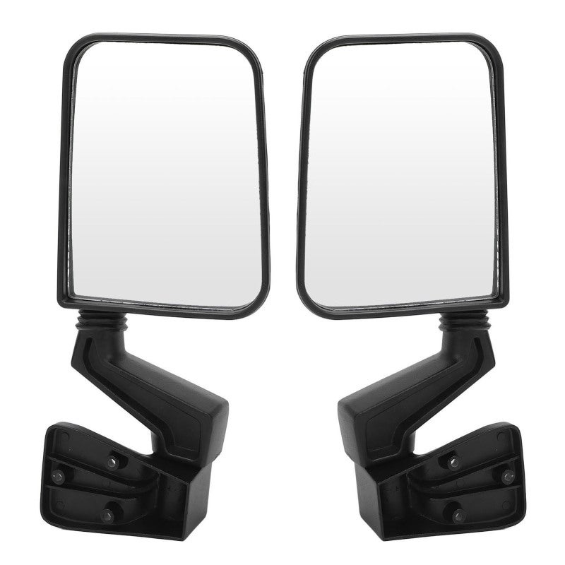 Manual Side View Mirror: 1997-2002 TJ Fit, High Strength Scratch Resistant Material - Manual Folding 360° Rotation, Enhanced Visibility for Jeep TJ Drivers - Image 3