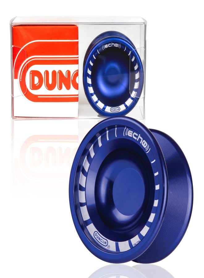Duncan Toys Echo 2 Yo-Yo [Blue], Unresponsive Pro Level Yo-Yo, Concave Bearing - Image 1