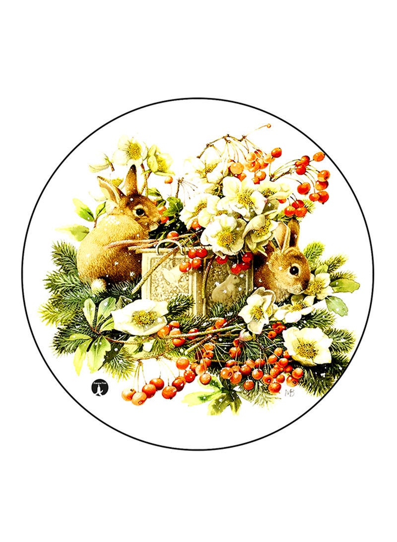 RKN Rabbits Printed Mouse Pad Multicolour