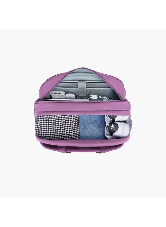 BAGSMART BAGSMART Purple Two-Zone Travel Duffel with Separate Toiletry Bag for Women