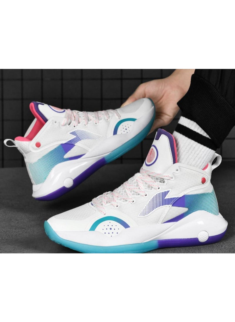 KUYING - Student Sports Shock Absorption And Rebound Practical Basketball Shoes - Image 1