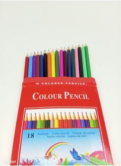 MtjrNet Pack Of 18-Pieces Color Pencils Set Multicolor  - Image 3