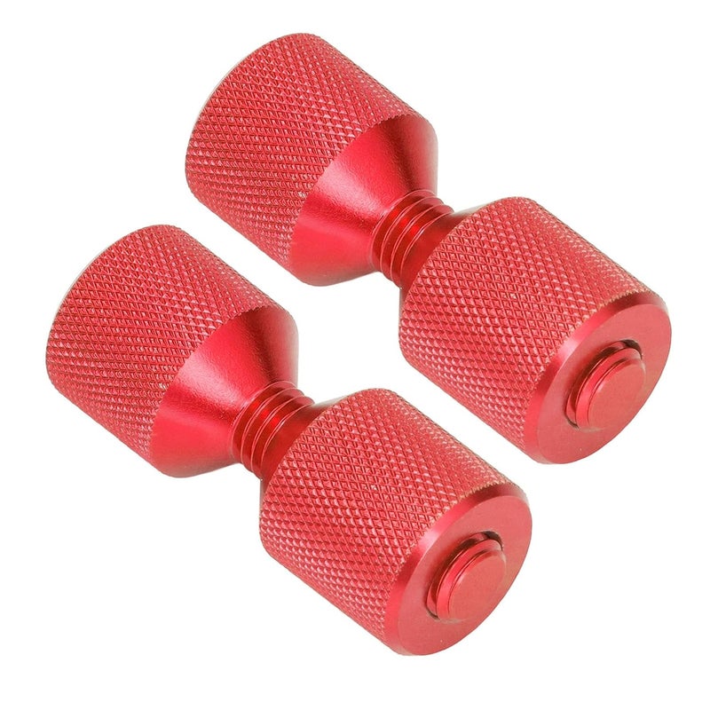 مجموعة دبابيس محاذاة الشفة الحمراء 2 قطعة، ثقبين مخرومين، ألومنيوم 6061، تصميم مريح خفيف الوزن - Image 3